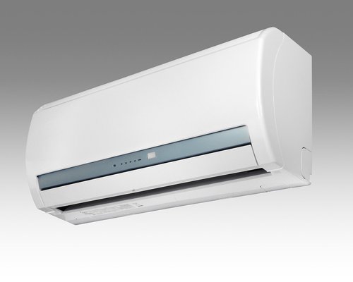 air conditioner filter during routine maintenance